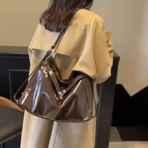 LOEI Breeze Tas Bahu Wanita Multifungsi Bahan Glossy 3880