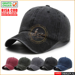 Topi Baseball Dewasa Distro Polos Sport Cap Gaya Casual Import Termurah TTi YARRA