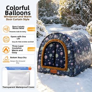 New Pet | Insulated Waterproof Outdoor Cat House