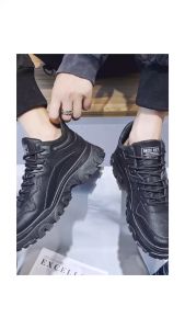 Alethia ของใหม่ รองเท้าผ้าใบผู้ชาย รองเท้าแฟชั่น รองเท้ากีฬา มี2สี( ดำ น้ำตาล )A0103