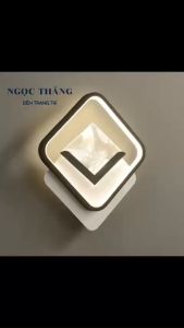 Đèn treo tường ốp tường trang trí phòng khách phòng ngủ cầu thang Led 12W 3 chế độ màu 220V GT426 Ngọc Thắng