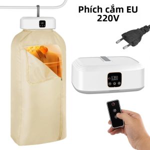 Máy Sấy Quần Áo Điện Cầm Tay Máy Sấy Quần Áo Có Thể Gập Lại Với Khả Năng Khử Trùng Bằng Tia Cực Tím Công Suất 5-10kg Hệ Thống Sưởi PTC Lên Đến 120 Phút