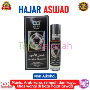 Parfum HAJAR ASWAD 6ml Bin Ali Original Roll On - Minyak Wangi Hajar Aswad Asli