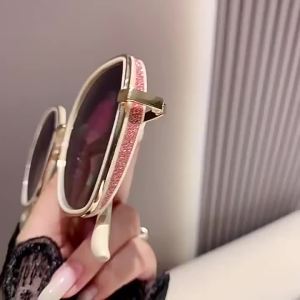 [💎SG STOCK]💝All-Match Sunglasses Womens Uv-Proof Large Frame Glasses High-Grade Sunglasses