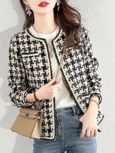 Houndstooth Short Jacket