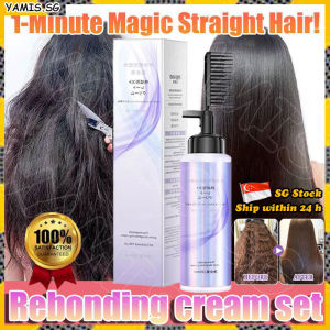 👒SG stock👒 Hair straightener cream / Rebonding straightener cream / Rebonding cream / Hair straighten comb / 一梳直 直发膏 260ml