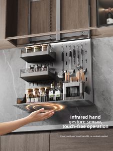 QIANJU | Electric Intelligent Spice Pull-Down Basket Downward