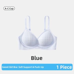 Baisina | Breathable Gathering Soft Support Bra Suitable for Small Chests No Wire