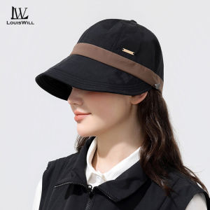 LouisWill Women Sun Cap Sun Hat Large Brim Summer Cap Women Ponytail Baseball Cap Sunscreen Cap Outdoor Urban Sports Sun Protection Hat Can Wear Mask for Outdoor Travel