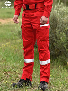 กางเกงขายาวทรงหลวมสำหรับฤดูใบไม้ผลิและฤดูใบไม้ร่วงสำหรับผู้ชาย ACIER FROID เส้นใยโพลีเอสเตอร์และยางยืดโพลีเอสเตอร์