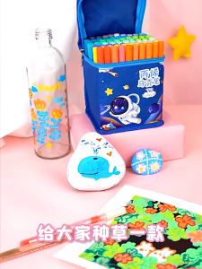 12/24/36/ Colors Acrylic Paint Marker Pen Waterproof Kids Drawing Permanent Art Supplies Marker Pens Lukis