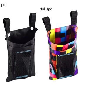1/2pcs Bicycle Storage Bag Detachable Basket Front Handle Large Capacity Pocket Bicycle Motorcycle Mobile Phone Bag Accessory