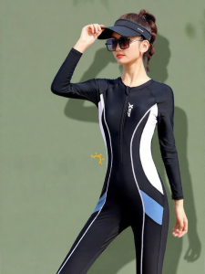 XTEP | Conservative Long Sleeve Long Pants Leotard Diving Suit