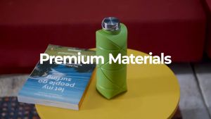 700ml Water Bottle Folding Water Bottle Silicone Collapsible LeakProof for Travel Sport Bottles 700ML