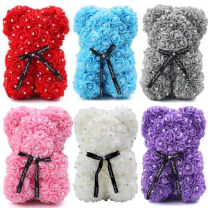 Hoa Hồng Nhân Tạo Cao 25cm Chất Liệu Xốp Dùng Trang Trí Nhà Cửa Thích Hợp Cho Lễ Kỷ Niệm Tiệc Chào Đón Em Bé Sinh Nhật Tiệc Cưới