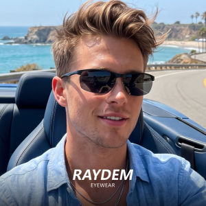 Raydem | Kính Mát Bán Viền Nhôm-Magie Chống Tia UV