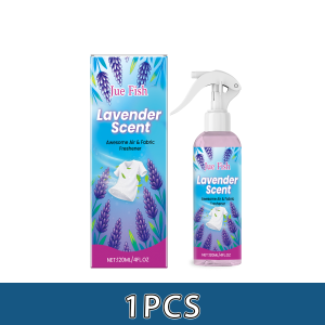 120ml Fabric Refresher Spray Odor Eliminator Lavender Scent Anti-Static Formula For Clothes & Linens Gentle On Fabrics