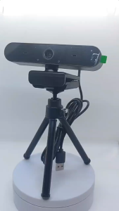 1080P เว็บแคมHD Auto Focus ในตัวกล้องเว็บสำหรับคอมพิวเตอร์พีซีแล็ปท็อปวิดีโอการประชุมคลาสเว็บแคมพ360องศาปรับ