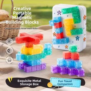 WUUJIA+ | Magnetic Square Building Blocks Educational Toy