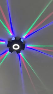 SXH  Đèn tường trong nhà hình vuông tròn LED Đèn ngoài trời hình sao chéo quán bar sáng tạo quán cà phê internet ktv Đèn tường nền