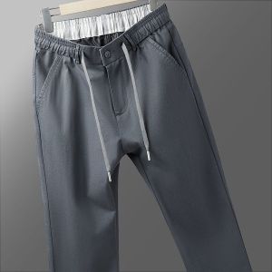 Quần Thể Thao Nam Mùa Hè Mỏng Co Giãn Cạp Chun Quần Dài Ống Đứng Thoáng Khí Thấm Mồ Hôi Quần Dài Thường Ngày