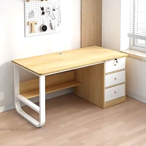 Desk Computer Table For Bedroom Home Simple Minimalist Writing Desk Small Storage Cabinet Table For Rental House Space Saving Multifunctional Office Study Furniture For Small Apartments And Dormitories With Smooth Desktop Surface