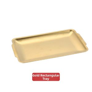 MOLORE | Golden 304 Stainless Steel Square Serving Platter