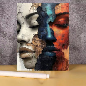 500/1000/1200/2000PCS Jigsaw Puzzle Abstract Colorful Art Acrylic Style For Adults Living Room Home Decor Relaxing Brain Teaser