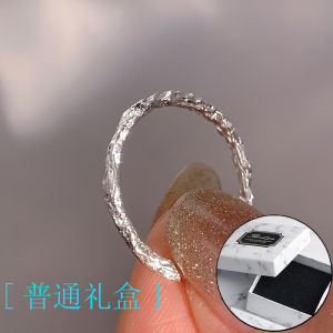 925 Sterling Silver Open Ring for Women Simple Personality Ring Korean Style Fashion Jewelry Trendy Design Summer Popular