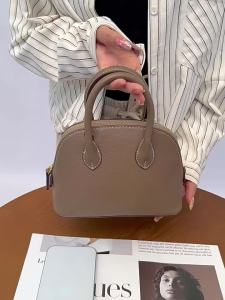 (Ac) กระเป๋าโบว์ลิ่งกระเป๋าถือทรงแข็งกระเป๋าสะพายไหล่บอสตันกระเป๋าส่งสารแบบพกพา Women S Bag