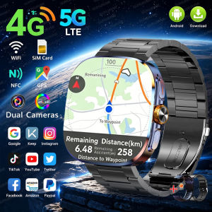 New Trendy Men 5G Video Call Smart Watch Women AMOLED HD WiFi NFC 32GB Memory App Download Google Maps 20 Megapixel Camera Watch
