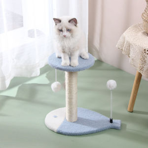 Cats Will Love This Interactive Climbing Tree Couch - Scratching Post Jumping Tower & Teaser Toy!