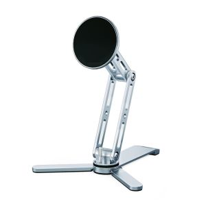 Strong Magnetic Tablet Holder Handheld Selfie Tripod For iPad iPhone 360° Rotatable Foldable For Travel&Desktop Convenient Model