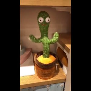 FH-M179 Mainan Kaktus Bergoyang Dancing Cactus Boneka Kaktus Goyang dan Bicara Kaktus Joget Ngomong