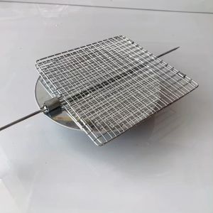 Vỉ nướng INOX . Kích Thước 25X25cm . Nan Dày Dặn . Dùng cho Bếp Nướng Gia Đình
