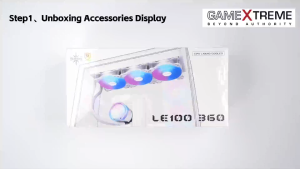 TCOMAS LE100 ARGB 360mm AIO Liquid CPU Cooler