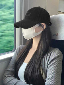 หมวกเบสบอลผู้หญิง หมวกปากเป็ดทรงกว้าง หมวกเบสบอลป้องกันแสงแดด สไตล์ลำลอง หมวกหน้ากว้าง หมวกทรงสี่เหลี่ยมเล็ก เหมาะกับฤดูใบไม้ผลิและฤดูใบไม้ร่วง