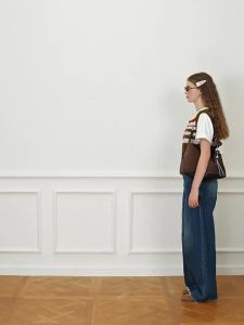 muva | Leather Hobo Bag Crossbody Commuting Large Capacity