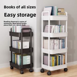 Multi-level Mobile Storage Cart Book and Snack Cart