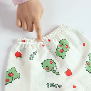 เสื้อกร้ามเด็ก เสื้อกร้าม+กางเกงขาสั้น เสื้อผ้าเด็กอ่อน ชุดเซท 2 ชิ้น Size80-110cm BXT30