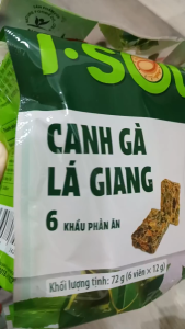 COMBO 6 Túi Canh Gà Lá Giang ISOUP sấy thang hoa ngon chuẩn vị mẹ nấu