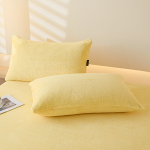 Kiss Dear | Pure Color Milk Velvet Pillow Cover Set
