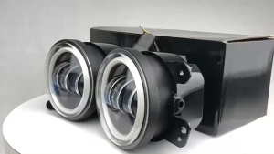 4Inch LED Fog Lights 60W Amber Yellow CREE Led Chips Offroad Driving Fog Lights Drl For Jeep Wrangler JK JL Car Motorcycle【Auto parts COD】