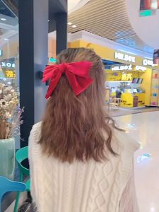 Kẹp Tóc Đính Nơ Chất Lụa Satin Mềm Nhiều Màu HOT TREND