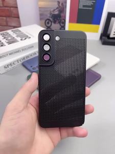 Mesh Heat Dissipation Breathable Case For Samsung S25 S24 S23 S22 S21 S20 FE Note 20 Ultra 10 Plus Shockproof Cooling Hard Cover
