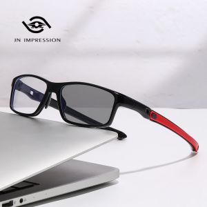 JN IMPRESSION Smart Zoom Reading Glasses Outdoor Anti-fall Progressive Multi-focal Dual-purpose Near and Far Color-changing Anti-blue Light Reading Glasses 0 Degree-Plus4.0