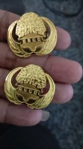 Pin Korpri Bahan Cor untuk P3K PNS ASN Warna Emas Tidak Luntur