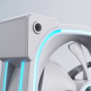 Starlink V10 Computer CPU Cooler Fan with Minimalist Lighting Silent Operation for Desktop PC Case DIY Temperature Control Cable