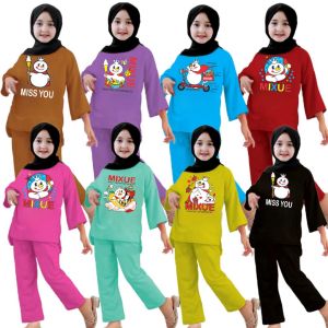 Baju Setelan Anak Mixue / Baju One Set Anak Mixue / Setelan Anak Viral