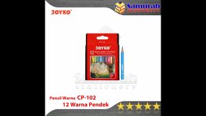 Pensil Warna Joyko CP 102 Pendek / Drawing Color Pencil CP-102 Colors Small / CP102 Mewarnai